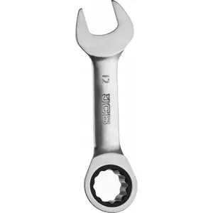 Combination ratchet wrench JCB 12 mm, short, model JCB-757S12