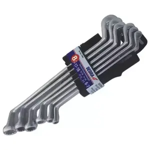 Box end wrench set Dedra 1407 — 8-piece compact hand tool set