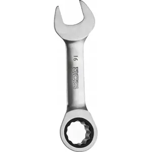 Socket wrench with ratchet JCB 16 mm short, model JCB-757S16