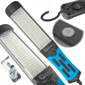 Darbnīcas LED lampa GEKO 15W 230V ar magnētu, āķi un 5 m kabeli