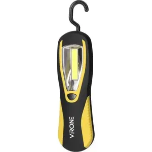 Workshop LED COB Flashlight ORNO WL-7, 3W, 200 lm, 3×AA, magnetic base and hook