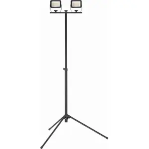 Darbnīcas lampa Dedra L1074-32 2x30W SMD LED, 2x3300 lm, statīvs, IP65