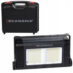Darba vietas LED apgaismotājs Scangrip SITE LIGHT 80 — 80 000 lm, modelis 03.5269 ar transporta futlāri 49.0390