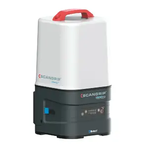 Freestanding work light Scangrip Area 10 Connect, LED 84 W, battery, IP54/IP65, 360° beam