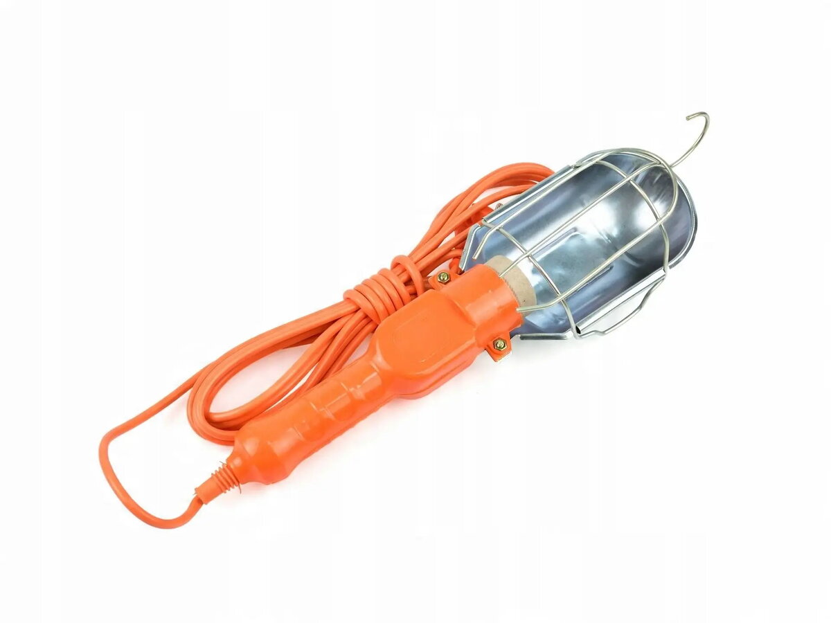Darbnīcas lampa Keltin ar 5 m