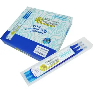 Eraser refill pack SCHEMAT ERASER 3558 — 3 pcs, blue