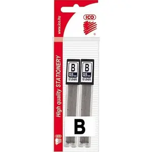Mechanical pencil lead refills ICO Graphite for mechanical pencil 0.5 mm, 2×12 pcs in hanging pack