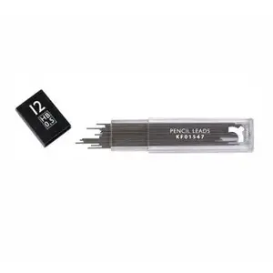 Mechanical pencil lead refill Q-Connect KF01547 HB 0.5 mm Black