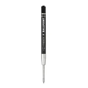 Ballpoint Pen Refills TEKA Parker Quinkflow Fine Black, 2 pcs, fine tip, black ink
