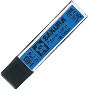Графитовые стержни BRUYNZEEL SAKURA Polymer HB 0,7 мм — 12 шт.