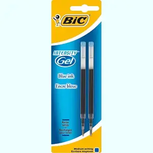 Ballpoint pens BIC Reaction Gel, medium tip, blue ink, pack of 2