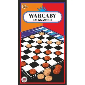 Board game Abino Warcaby Backgammon model 2687 — classic strategy game set