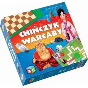 Galda spēle Multigra Chińczyk Warcaby no Multigra — komplekts Ķīnas dambretei un dambretei