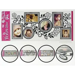 Wall photo frame stickers Adar — decorative adhesive frames for photos, peel-and-stick wall decals