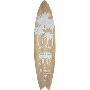 Wall decoration Dekoracja domu Surf Board white — wall ornament, decorative surfboard panel