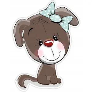 Wall Decoration Dog Figure by MATTEL, model SRP-031 (DY0369)