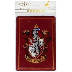 Metal Plaque Aquarius Harry Potter — Gryffindor Crest Decorative Sign