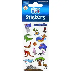 Wall sticker Sticker BOO World Travel 2 — decorative vinyl decal 66×180 cm
