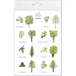 Wall Stickers Mama Maluje Naklejki Drzewa 2 — decorative tree stickers set