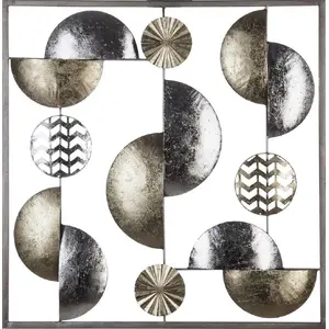 Metal wall decoration 50x50 cm by Dekoracja domu — decorative wall art panel
