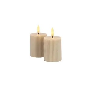 Light decoration figure Konstsmide Sirius Home 80261 — beige, 1 LED bulb, battery powered, pack of 2
