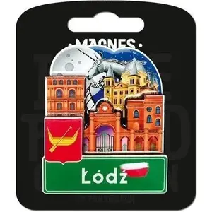 Magnet Pan Dragon Magnes I love Poland Łódź ILP-MAG-C-LOD-28 souvenir
