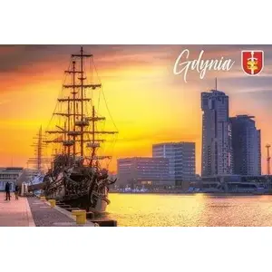 Pan Dragon refrigerator magnet 'I love Poland' Gdynia PD-GDYNIA-15