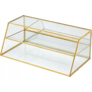 Organizer MOON in the room ML27 — mirrored panels with gold frames, desk organizer ROSE
