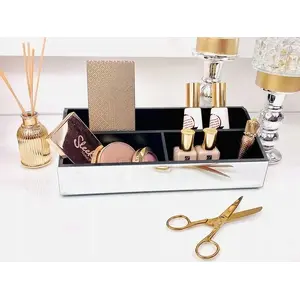 Organizer Mirror MOON in the room ML13 by MOON in the room — wall-mounted decorative organizer with mirror and storage pockets