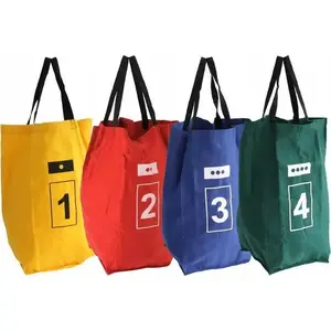 Jumping bag set Maxwel with handles and numbered panels, 4 pieces