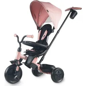 Tricycle Qplay Elite Platinum Pink – Qplay model 6273, children's three-wheeler in pink