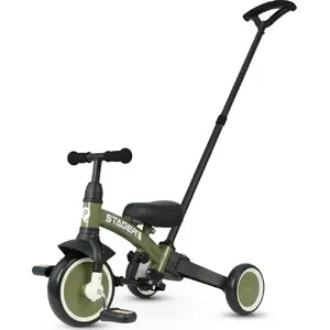Trīscikls Qplay Stager 3in1 Green, modelis 6277