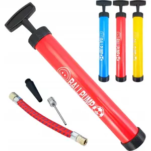 Hand Bicycle Pump Trifox A-0113 with Hose and Multiple Nozzles, single piece