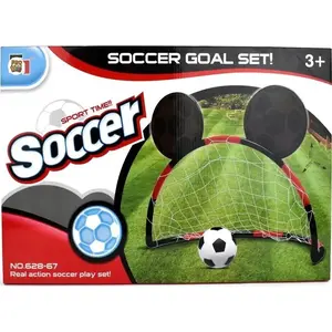 Goal Set TEKA 2 Half-Round Football Goals with Ball, 2 Pieces