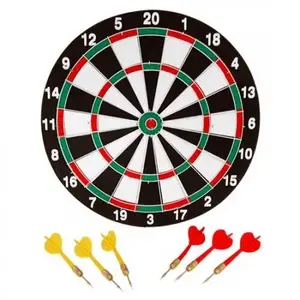 Дартборд Krüger&Gregoriades Dartspiel 543231 — мишень для дартса (сталь/рекреационная)