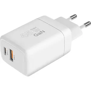 kruger & matz 45 W GaN USB-C Wall Charger with Power Delivery and Quick Charge