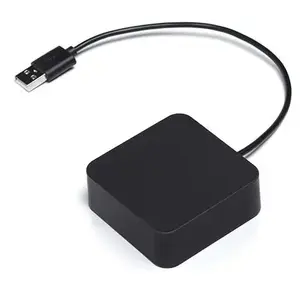 Настольное зарядное устройство BlueLounge Aaden — AA, 2 слота, USB, 5 В, чёрный