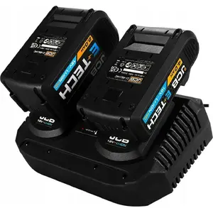 Battery Charger JCB JCB-18VDC-E — dual 18V output, 2×3.5A charging current