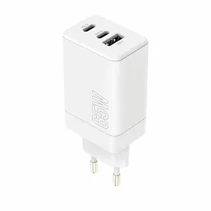 Indoor AC Fast Charger MaXlife MXTC-08-65ACC — Universal, 2 × USB Type-C, White