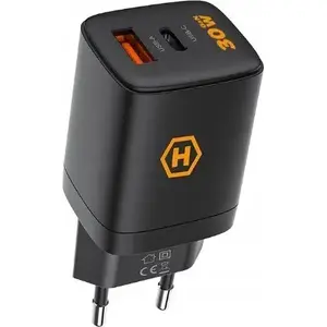 Сетевое зарядное устройство Hammer AKC001408 30W USB-C PD Rapidcharge Duo
