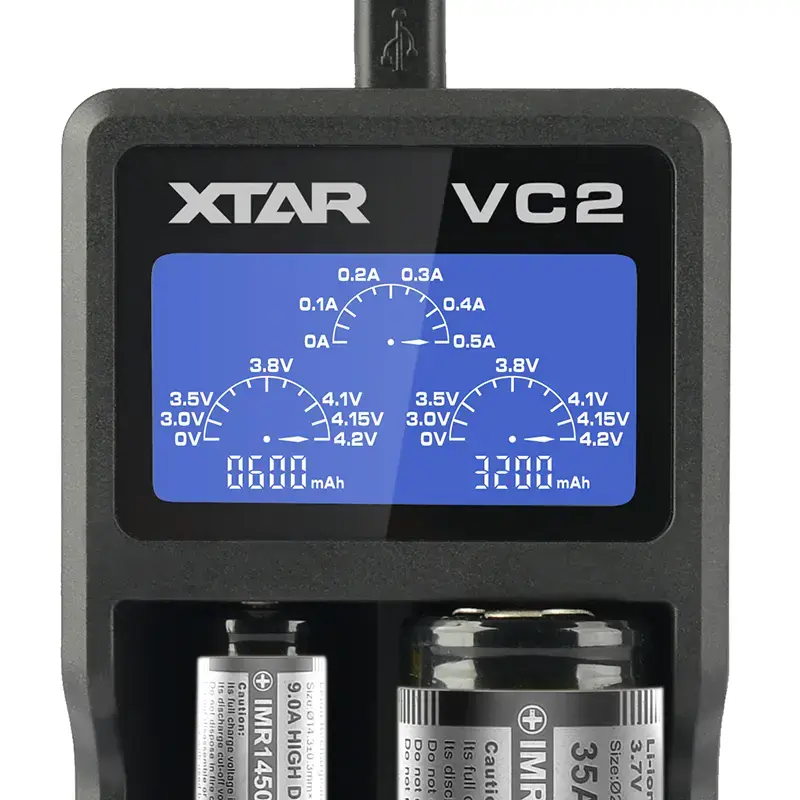 everActive VC2 USB lādētājs 2 Li‑Ion akumulatoriem Photo 4