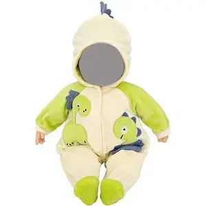 Doll Outfit Adar for 40 cm Dolls — Dino Pattern, Clothing Set