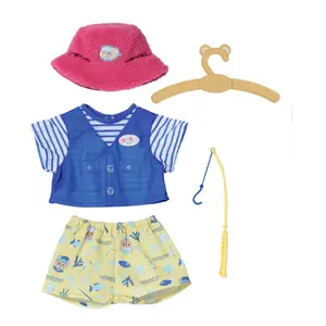 Lelles apģērbu komplekts ZAPF BABY born Teddy's Fisherman Outfit — salokāms, no 3+