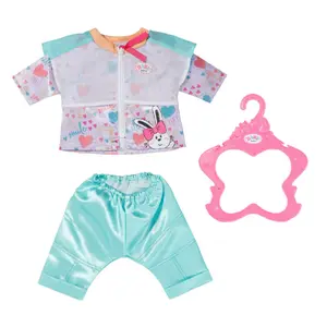 Leļļu apģērbu komplekts ZAPF BABY born Casual Outfit Aqua — lellēm, ieteicams no 3 gadu vecuma