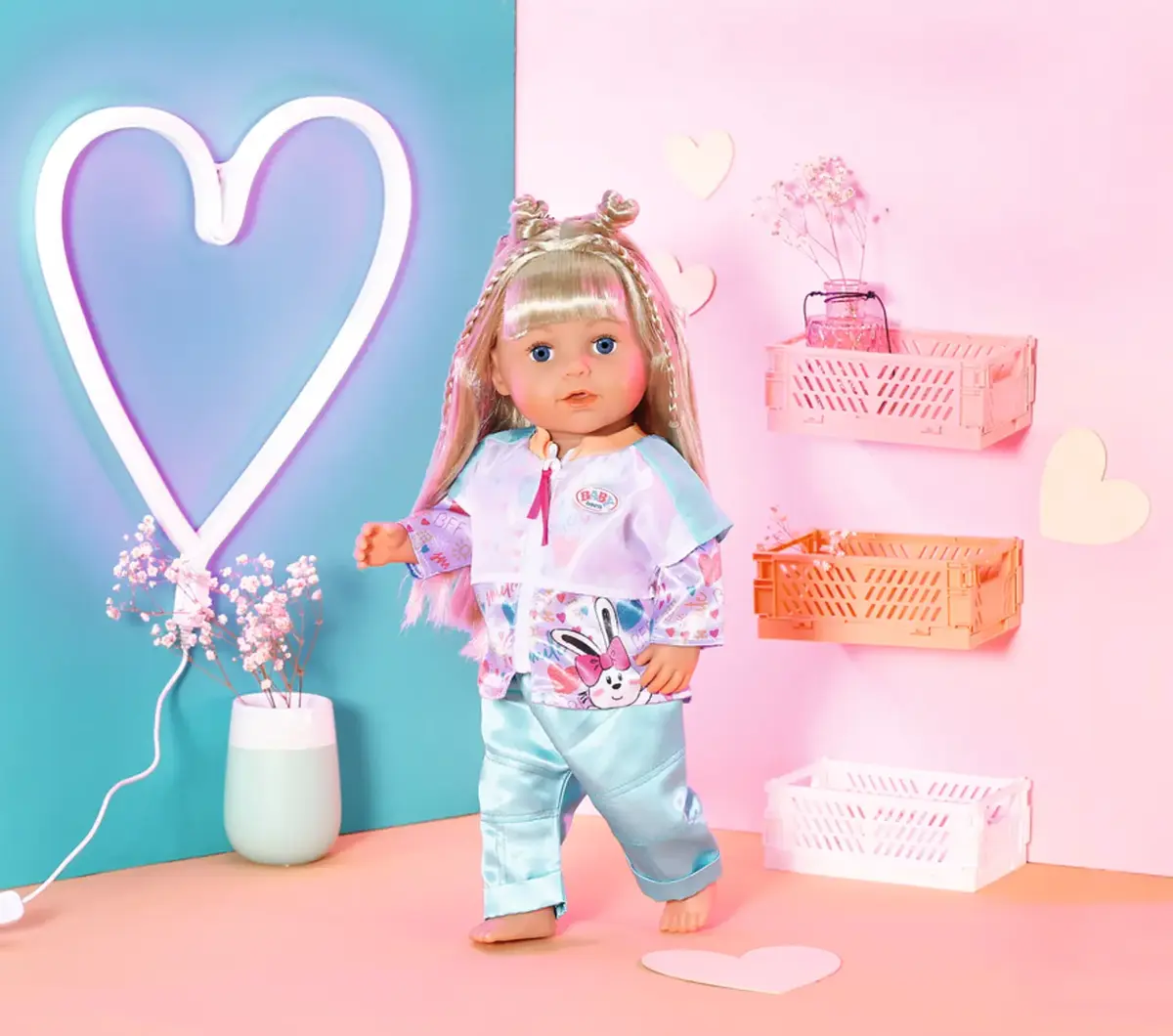 Leļļu apģērbu komplekts ZAPF BABY born Casual Outfit Aqua Photo 3