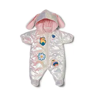 Doll playsuit Peterkin BABY born Winter Suit Cream for 43 cm dolls, foldable, for ages 3+
