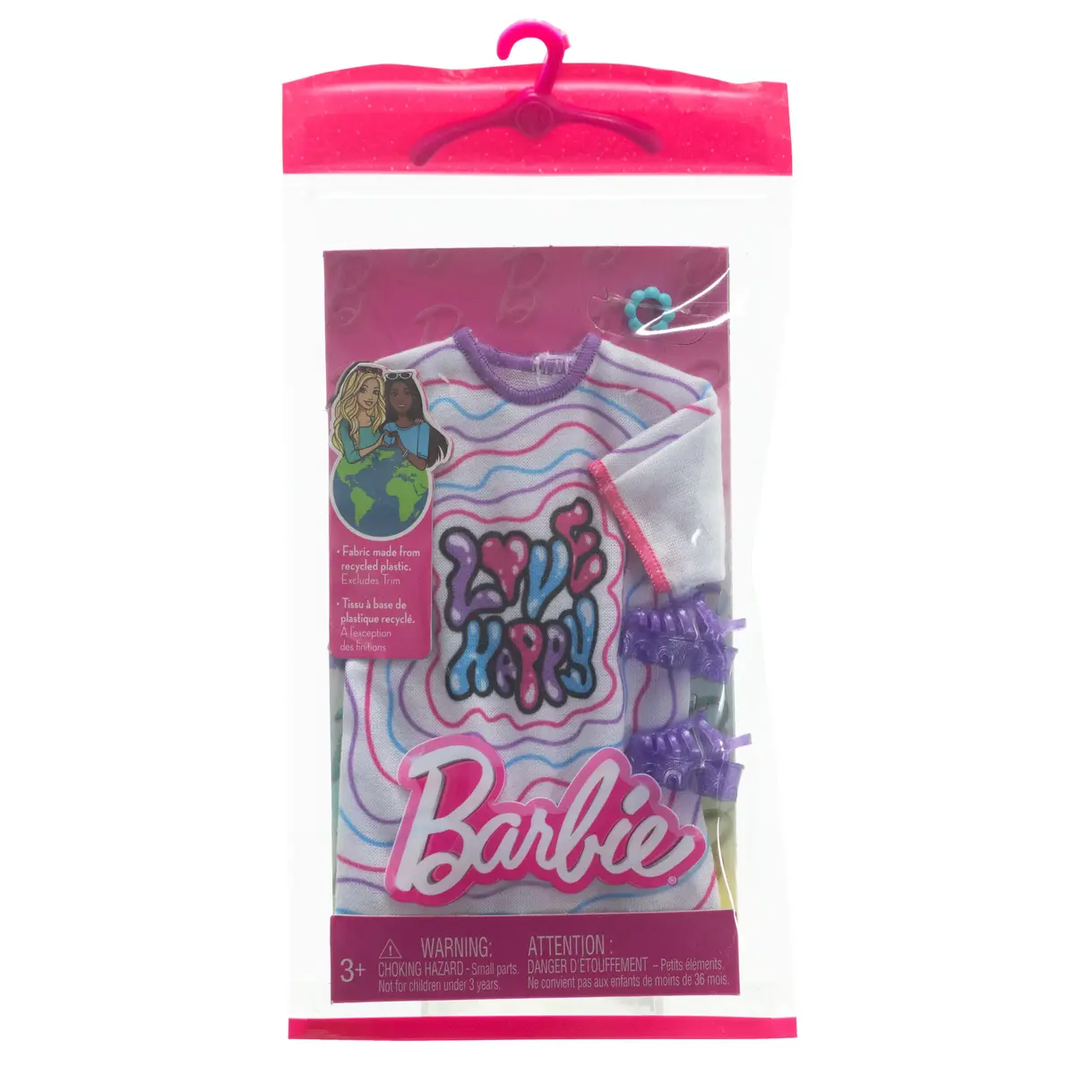 Mattel Barbie apģērbu komplekts ar oversize T‑krekla kleitu Photo 2