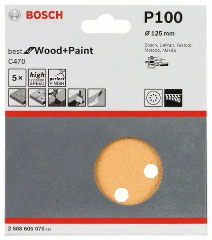 Bosch C470 sanding sheet pack of 5 Photo 2