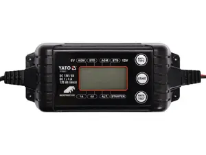 Vehicle battery charger YATO YT-83033, 220–240 V AC input, 50/60 Hz, 350 g