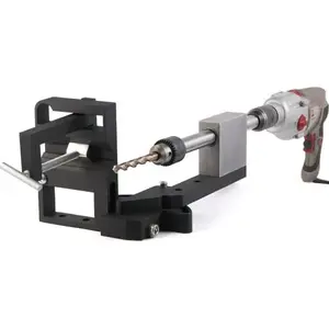 Drilling Attachment Glob GLOB-GS10-01 for precise hole drilling in pipes with bi-metal hole saws and HSS drills